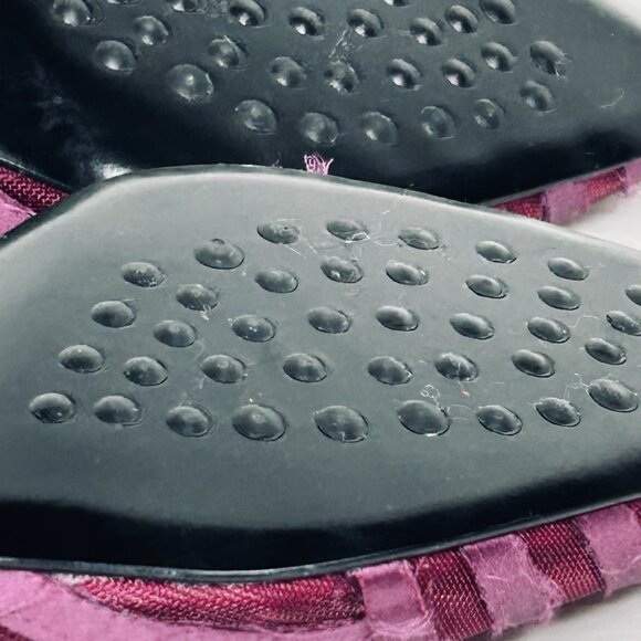 Pedro Garcia Mesh Slingback Low Pumps Women's Sz US 6 / 6.5 EU 37 Purple Magenta - Picture 10 of 13